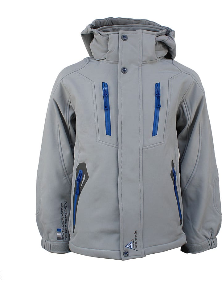 Peak Mountain Kurtka softshellowa w kolorze szarym rozmiar: 176