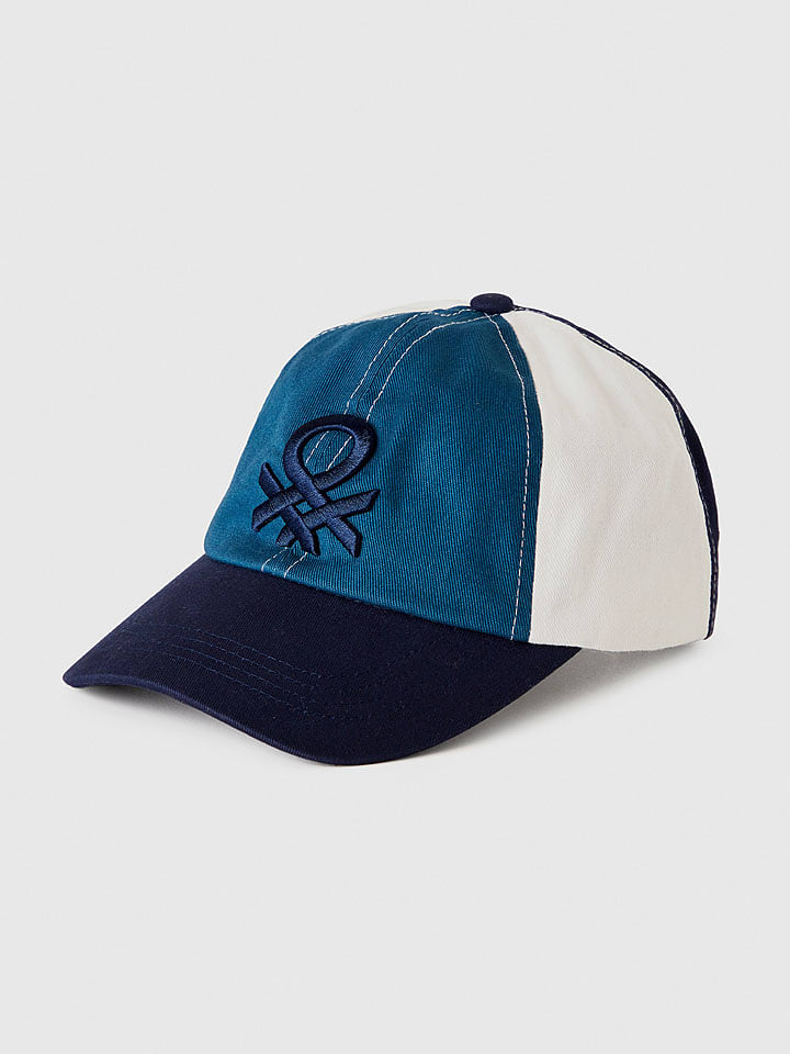 Benetton Czapka w kolorze granatowo-niebieskim rozmiar: 90