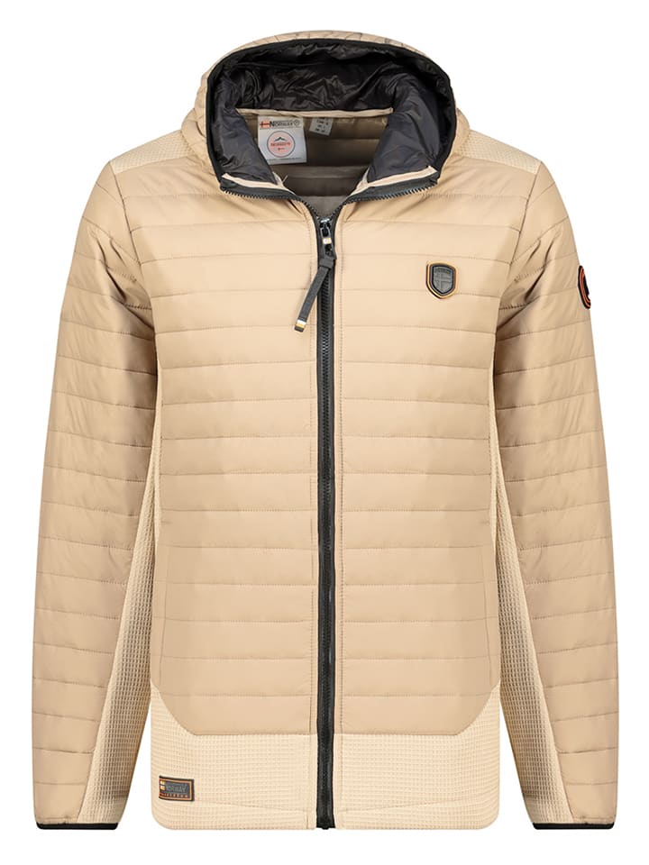Geographical Norway Kurtka zimowa "Carembar" w kolorze beżowym rozmiar: L