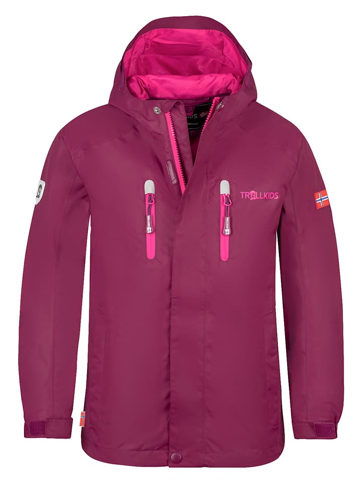 Trollkids Kurtka funkcyjna "Sognefjord Pro" w kolorze fioletowym rozmiar: 164