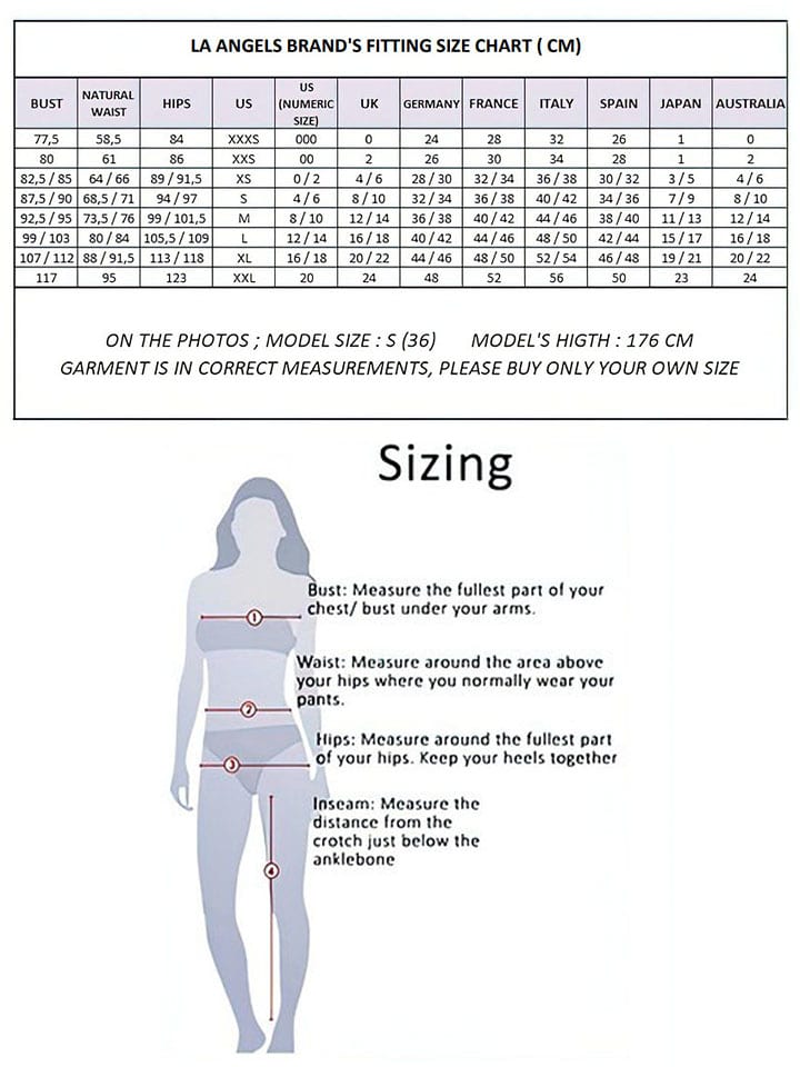 LA Angels Sukienka w kolorze jagodowym rozmiar: M