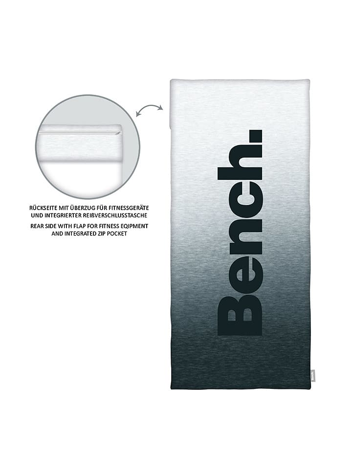 Bench Ręcznik w kolorze szarym-jasnoszarym do fitnessu - 110 x 50 cm rozmiar: onesize