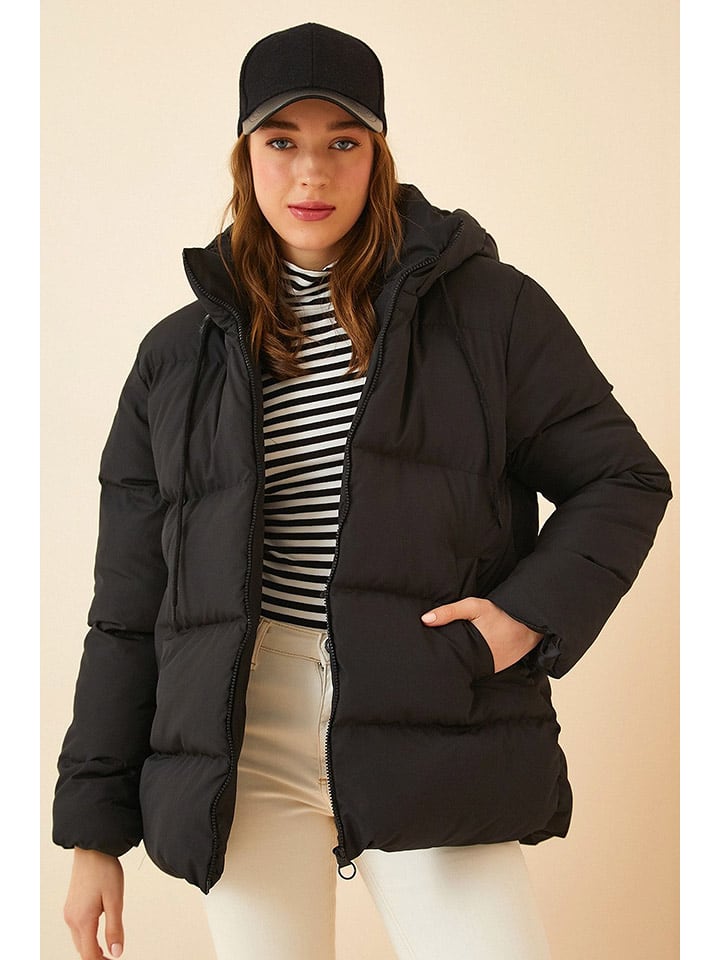 Happiness Istanbul Kurtka pikowana w kolorze czarnym rozmiar: 40