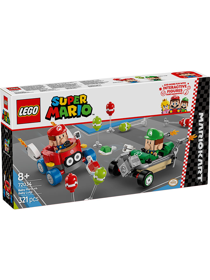 LEGO LEGO® Super Mario™: Mario Kart™ – Baby Mario vs. Baby Luigi - 8+ rozmiar: onesize