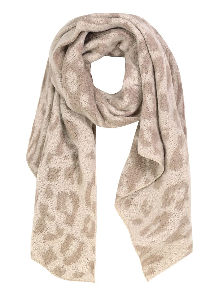 Eight2Nine Szal w kolorze beżowym rozmiar: onesize