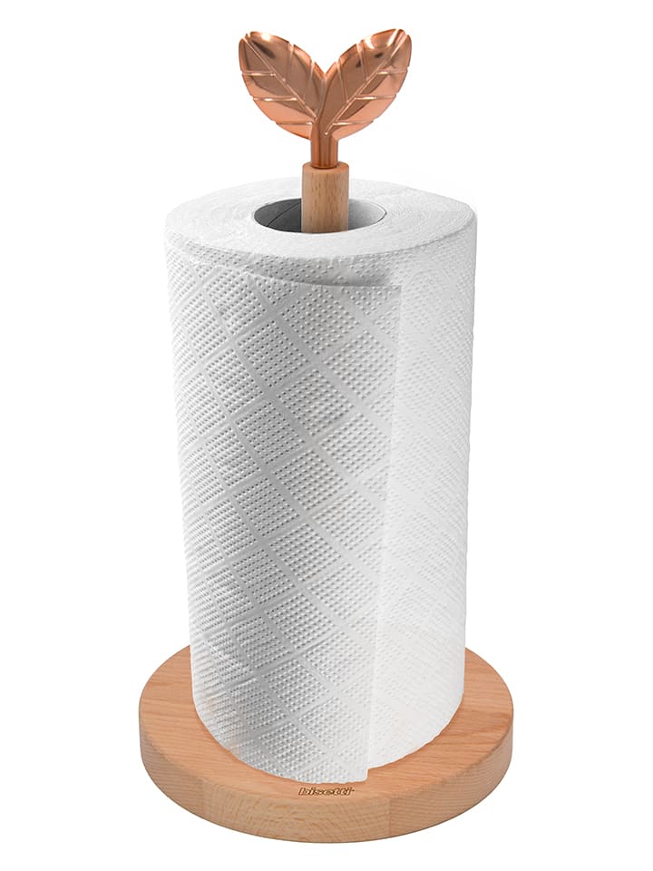 Bisetti Uchwyt w kolorze jasnobrązowym na ręcznik papierowy - wys. 31 x Ø 15 cm rozmiar: onesize