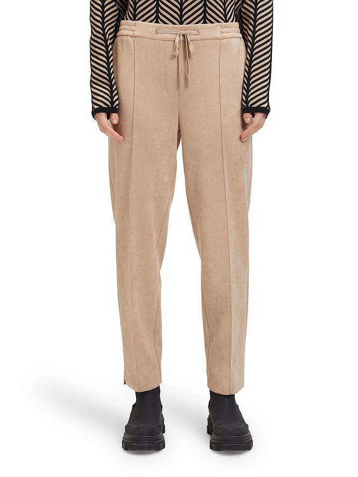 BETTY & CO Spodnie w kolorze szarobrązowym rozmiar: 40