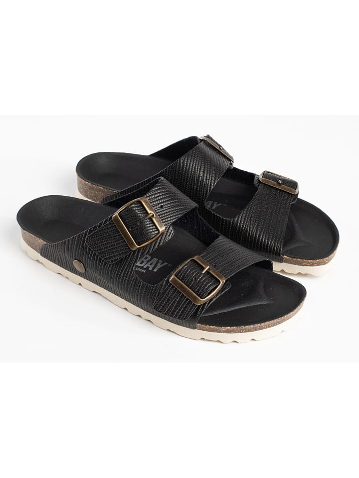 Sunbay Klapki "Trefle" w kolorze czarnym rozmiar: 38