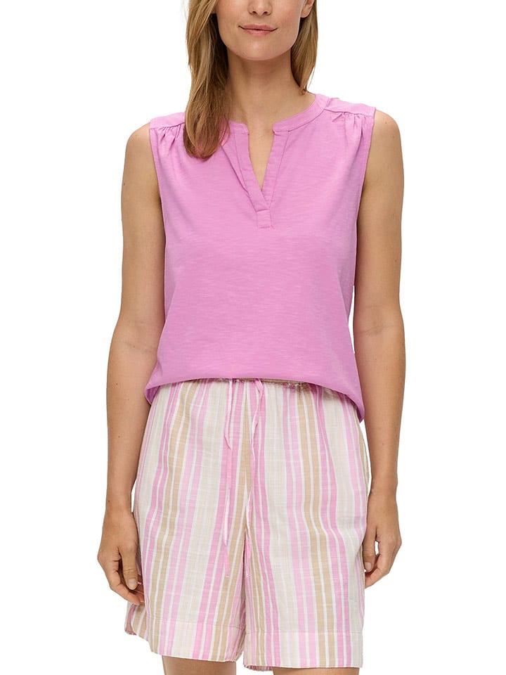 S.OLIVER RED LABEL Top w kolorze różowym rozmiar: 46