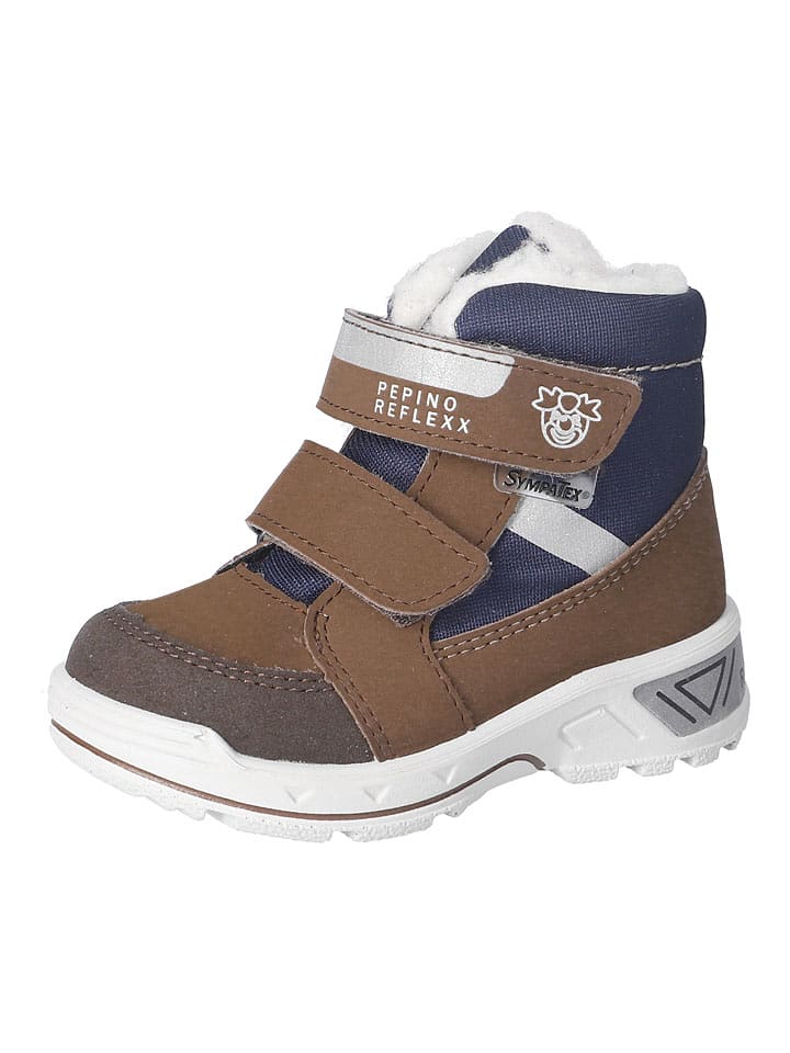 PEPINO Botki zimowe "Flo" w kolorze brązowo-granatowym rozmiar: 28