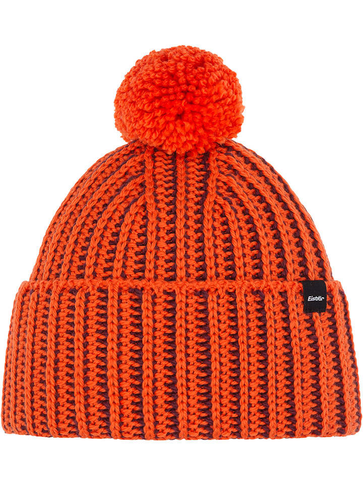 Eisbär Czapka "Ronda" w kolorze pomarańczowo-bordowym rozmiar: onesize