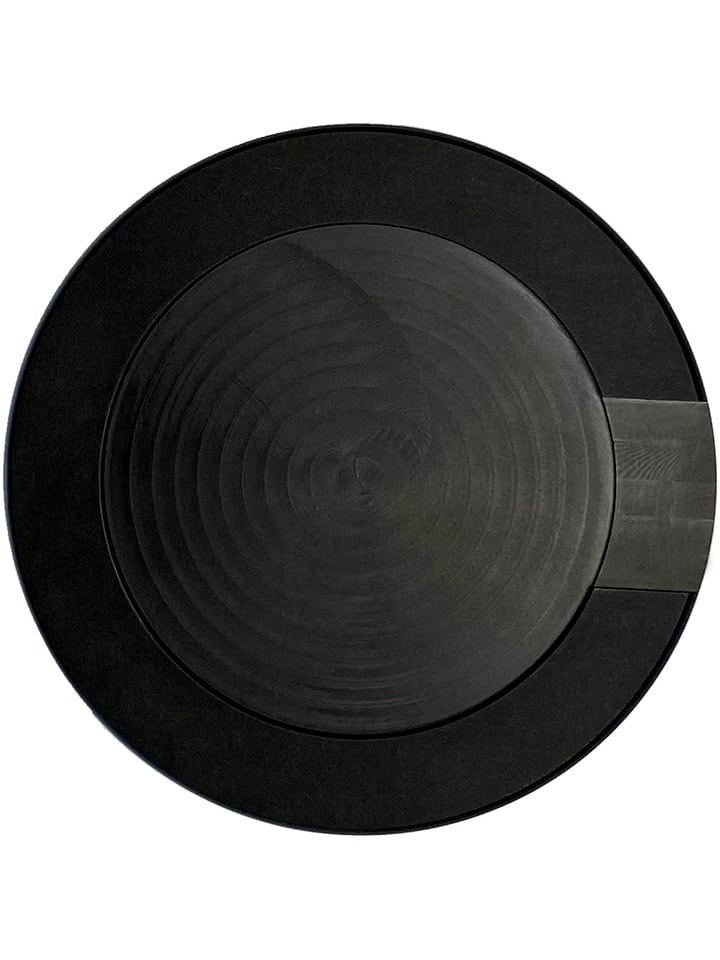 Jade Podkładka w kolorze czarnym pod łyżkę - wys. 0,6 x Ø 12,5 cm rozmiar: onesize