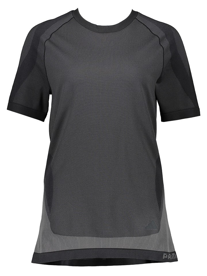 adidas Koszulka sportowa "Yoga" w kolorze antracytowym rozmiar: S