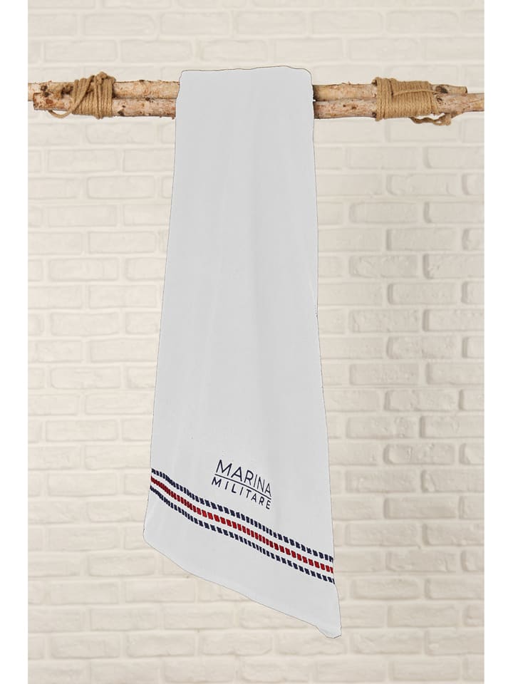 maryplaid Ręcznik kąpielowy w kolorze białym rozmiar: 100x180 cm