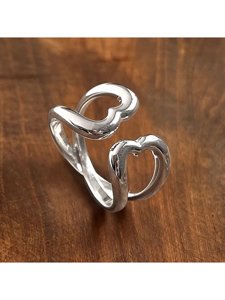 Eclat d'Argent Srebrny pierścionek rozmiar: 58