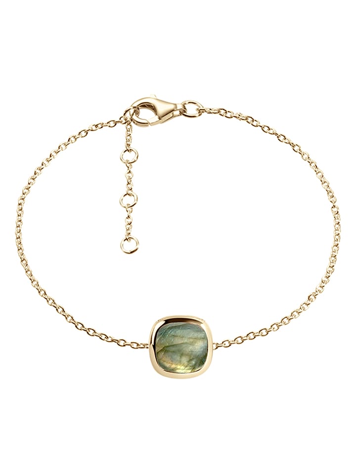Les Petites Précieuses Pozłacana bransoletka z labradorytem rozmiar: onesize