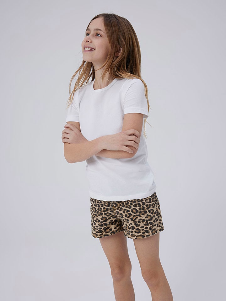 name it Szorty w kolorze jasnobrązowo-czarnym rozmiar: 122