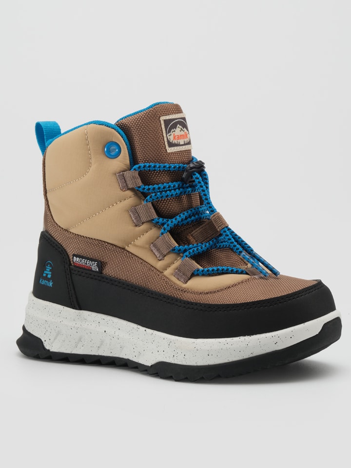 Kamik Botki zimowe "Stormymid2" w kolorze beżowo-jasnobrązowym rozmiar: 32