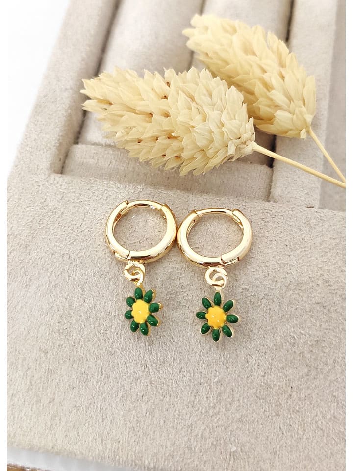 Nakkash Pozłacane kolczyki-kreole rozmiar: onesize