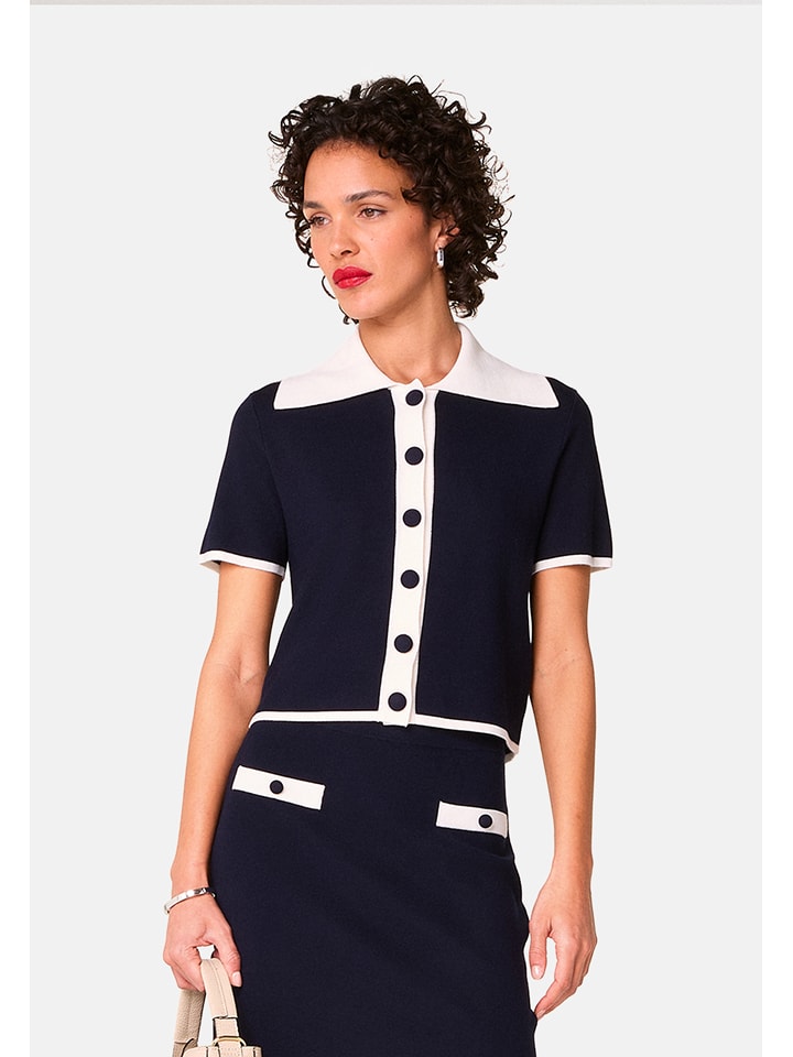 Rodier Sweter w kolorze granatowym rozmiar: M