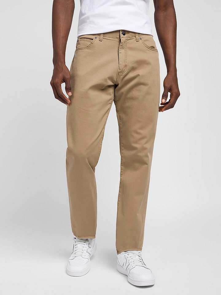 Lee Spodnie w kolorze beżowym rozmiar: W46/L34