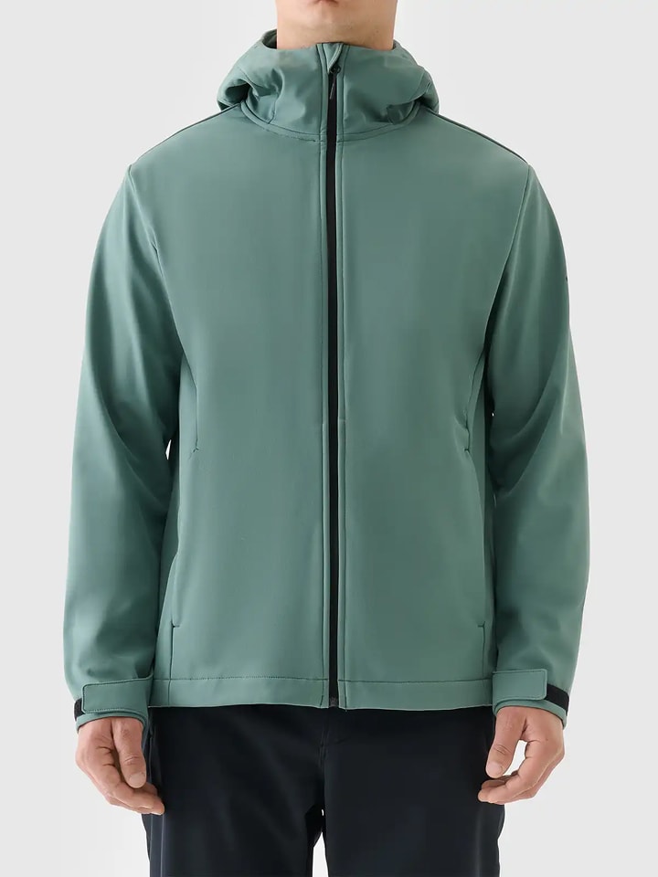 4F Kurtka softshellowa w kolorze zielonym rozmiar: M