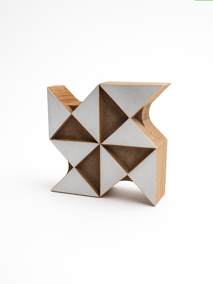 Samimi Stemple (2 szt.) w kolorze jasnobrązowo-białym - 6 x 6 cm rozmiar: onesize