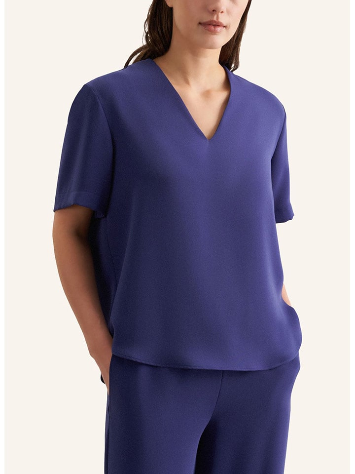 Seidensticker Bluzka w kolorze granatowym rozmiar: 44