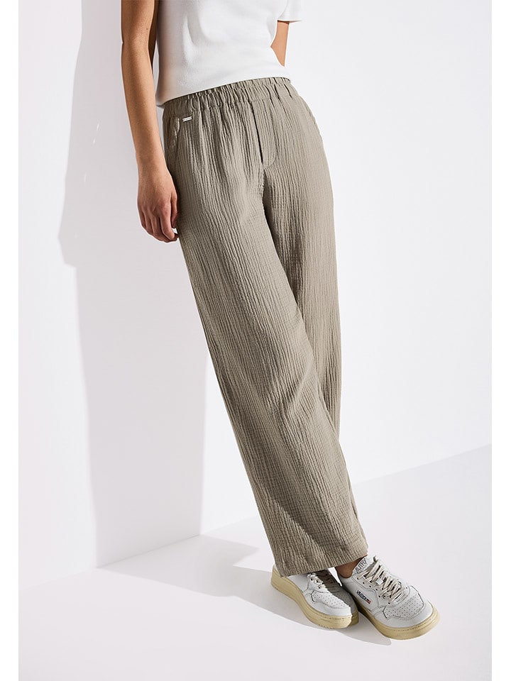 Street One Spodnie w kolorze beżowym rozmiar: 40/L30