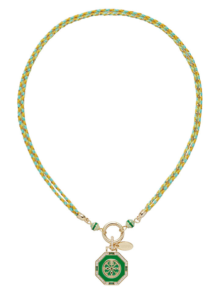 U.S. Polo Assn. Naszyjnik z kryształami - dł. 38 cm rozmiar: onesize