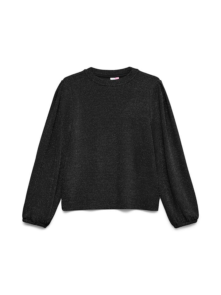 Vero Moda Girl Koszulka "Kanva" w kolorze czarnym rozmiar: 146/152