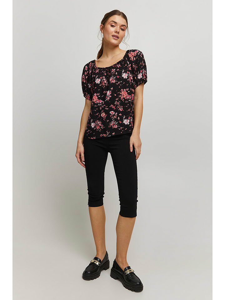 b.young Koszulka w kolorze czarno-różowym rozmiar: 40