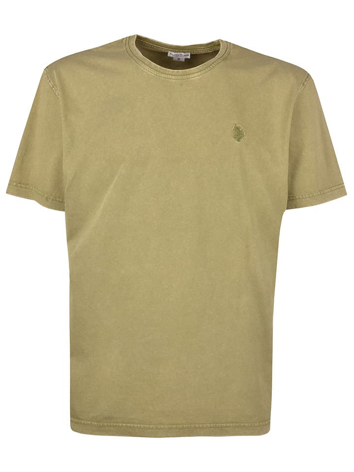 U.S. Polo Assn. Koszulka w kolorze khaki rozmiar: XXL