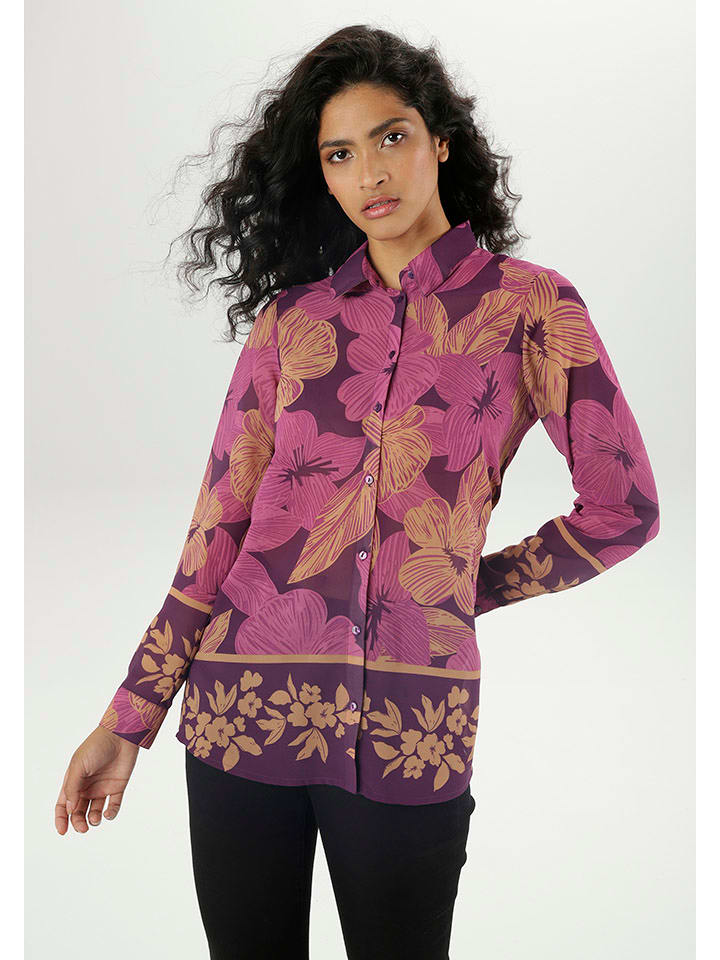 Aniston Bluzka w kolorze różowym rozmiar: 40