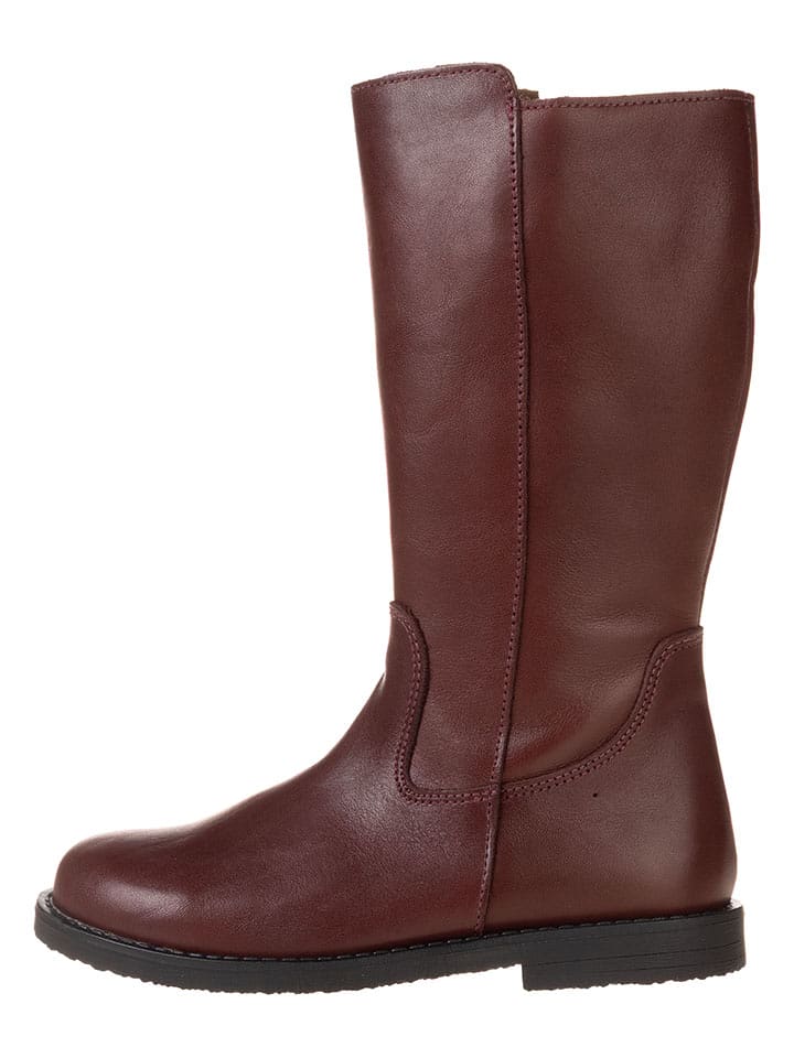 lamino Skórzane kozaki w kolorze czerwonym rozmiar: 37