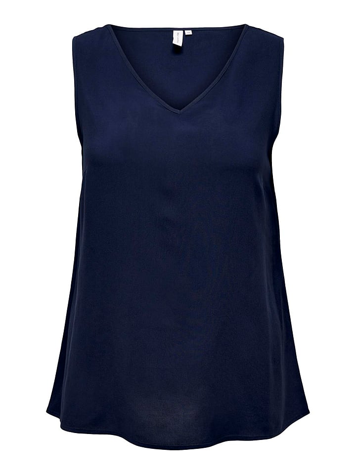 ONLY Carmakoma Top "Nova" w kolorze granatowym rozmiar: 50