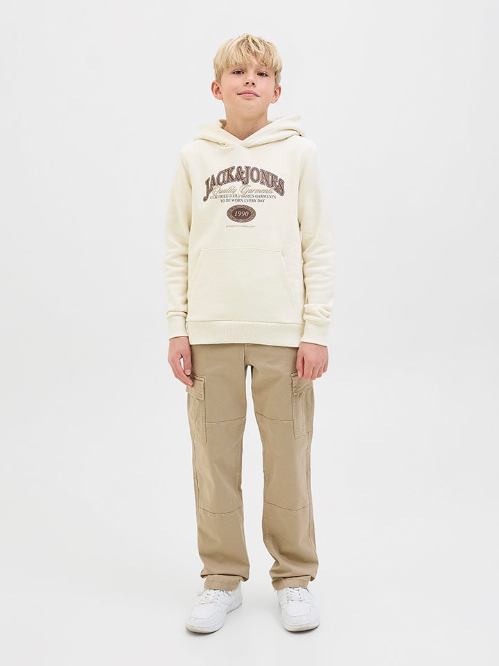 JACK & JONES Junior Bluza "Ari" w kolorze kremowym rozmiar: 140