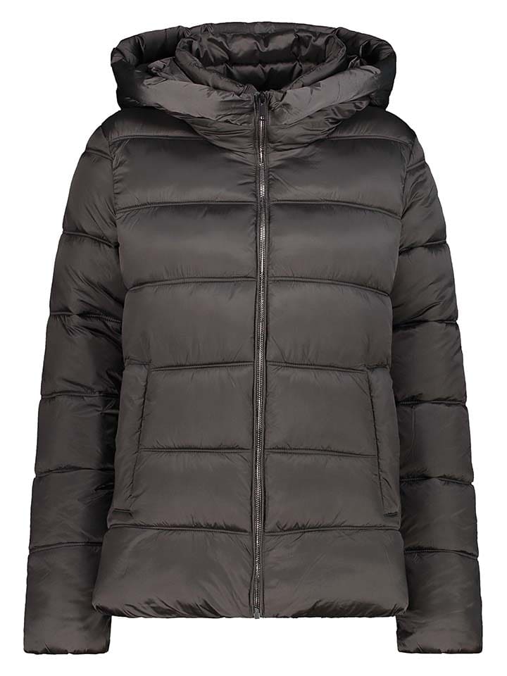 cmp Kurtka pikowana w kolorze antracytowym rozmiar: 40