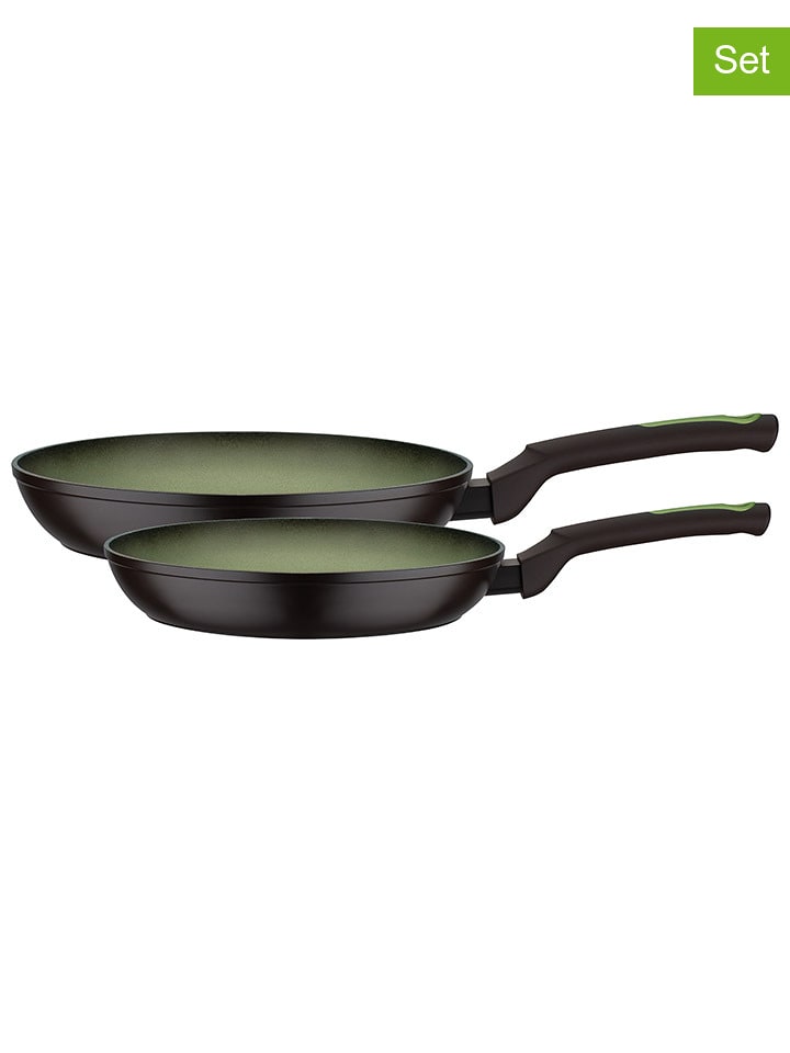 GSW Patelnie (2 szt.) "Avocado" w kolorze czarnym rozmiar: onesize