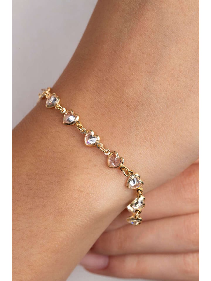 Heliophilia Pozłacana bransoletka z elementami ozdobnymi rozmiar: onesize