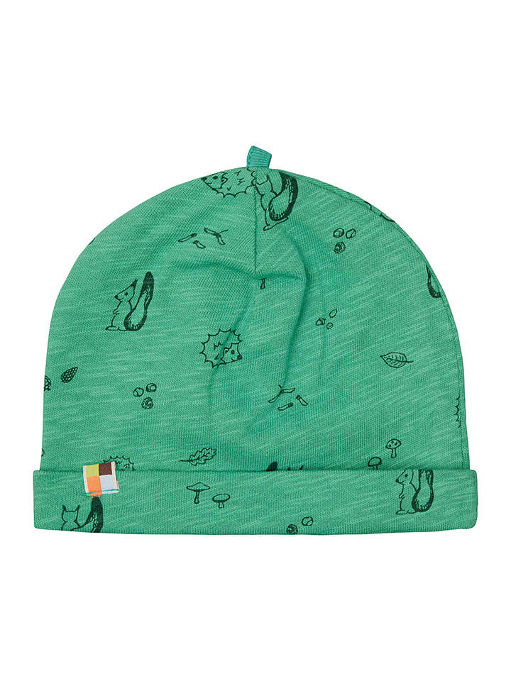 loud + proud Czapka beanie w kolorze zielonym rozmiar: 98/104