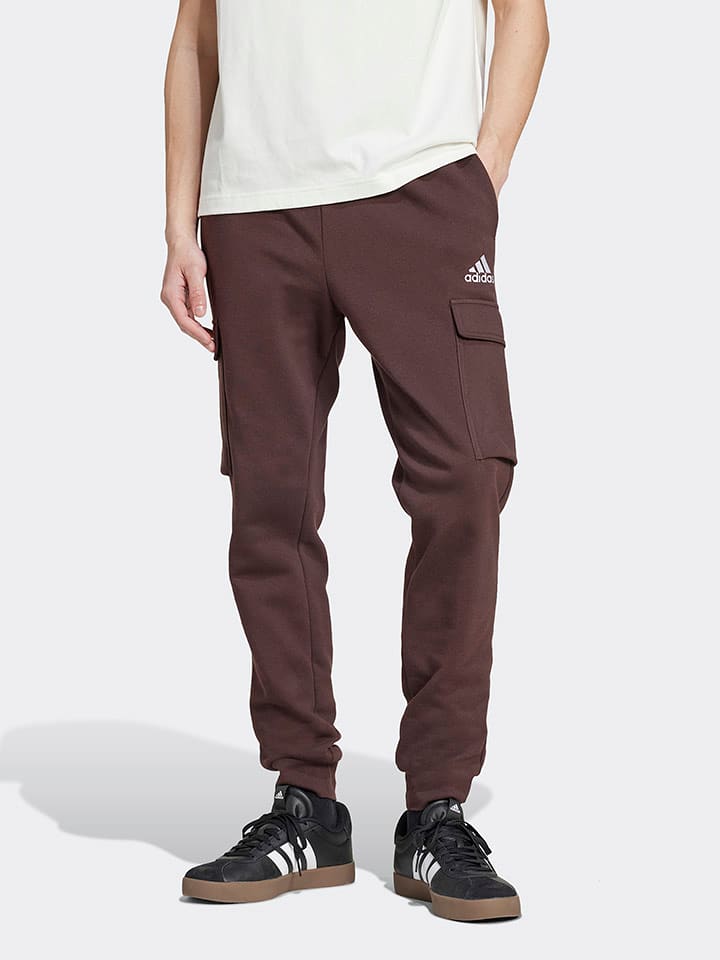 adidas Spodnie dresowe w kolorze brązowym rozmiar: XL