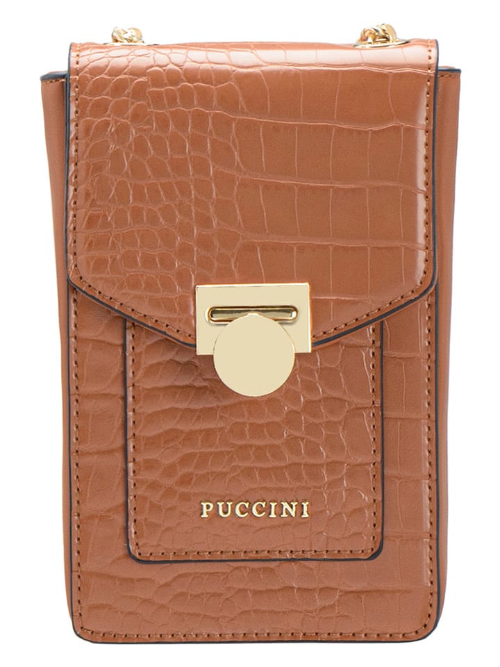 Puccini Torebka "Timeless" w kolorze jasnobrązowym - 11 x 18 x 6 cm rozmiar: onesize