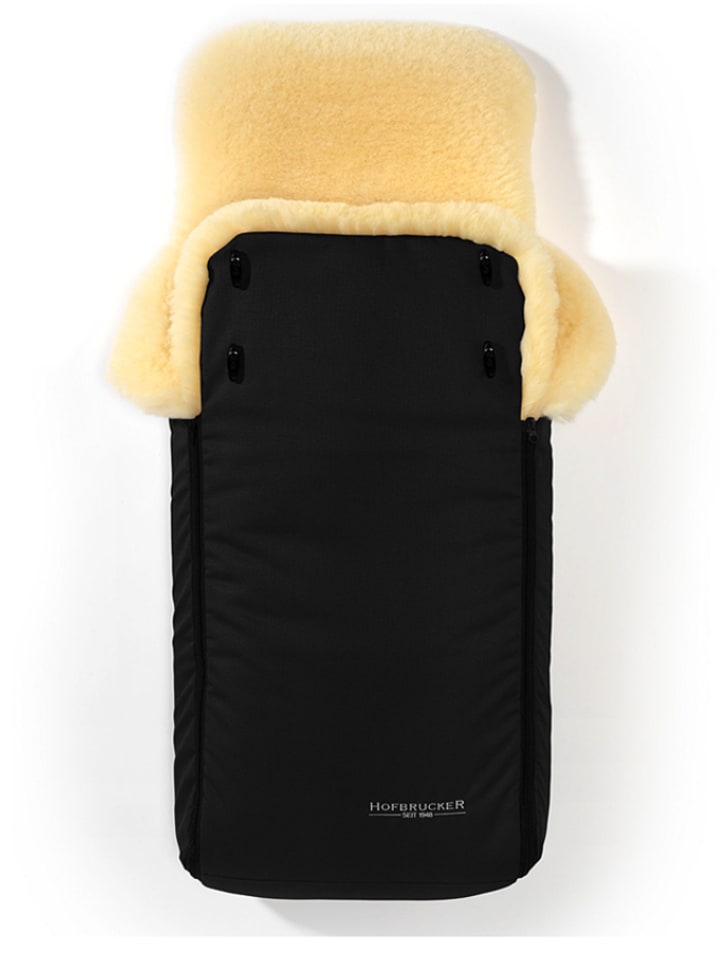 Hofbrucker Śpiworek "Luxus" w kolorze czarnym - 95 x 34 cm rozmiar: onesize