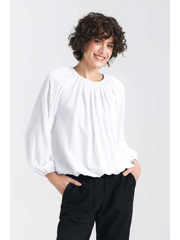 Nife Bluzka w kolorze białym rozmiar: 40/42