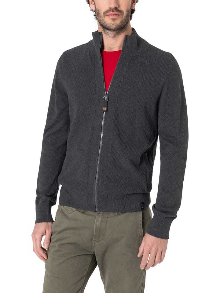 Timezone Kardigan w kolorze antracytowym rozmiar: 3XL