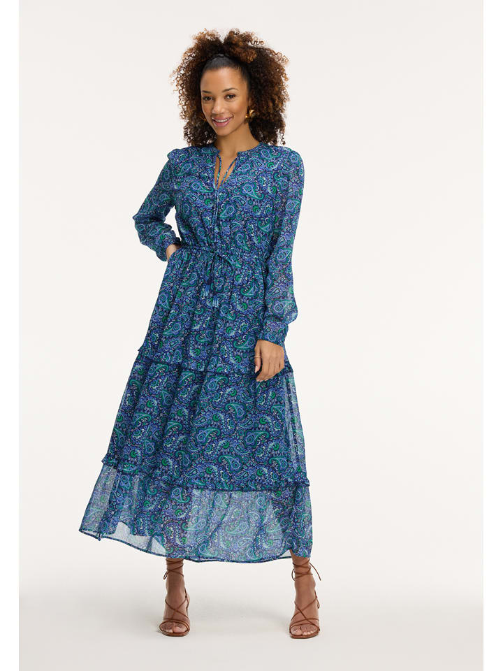 SHIWI Sukienka "Jade" w kolorze niebieskim rozmiar: S