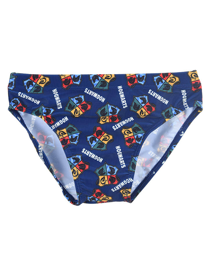 Harry Potter Kąpielówki "Harry Potter" w kolorze granatowym ze wzorem rozmiar: 128