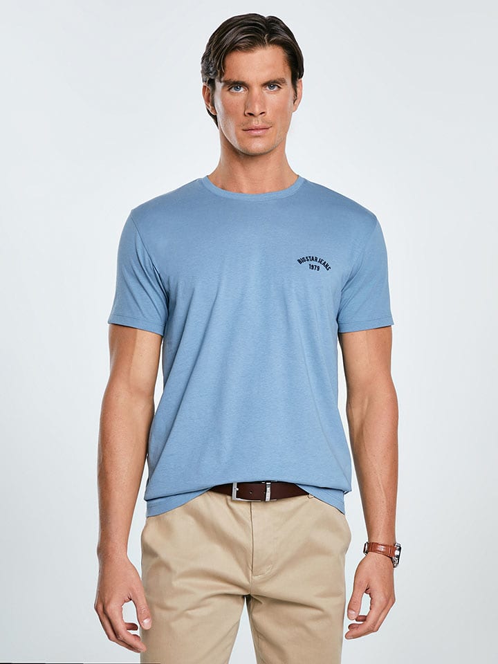 BIG STAR Koszulka w kolorze błękitnym rozmiar: M