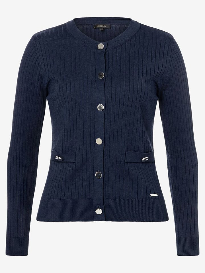 More & More Kardigan w kolorze granatowym rozmiar: 44